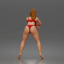 Curvy Female Assets Wearing Minimal Fashion Posing With Bold Confidence