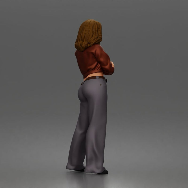 Confident Urban Model Posing Casually in Stylish Jacket and Trousers - Only-Games