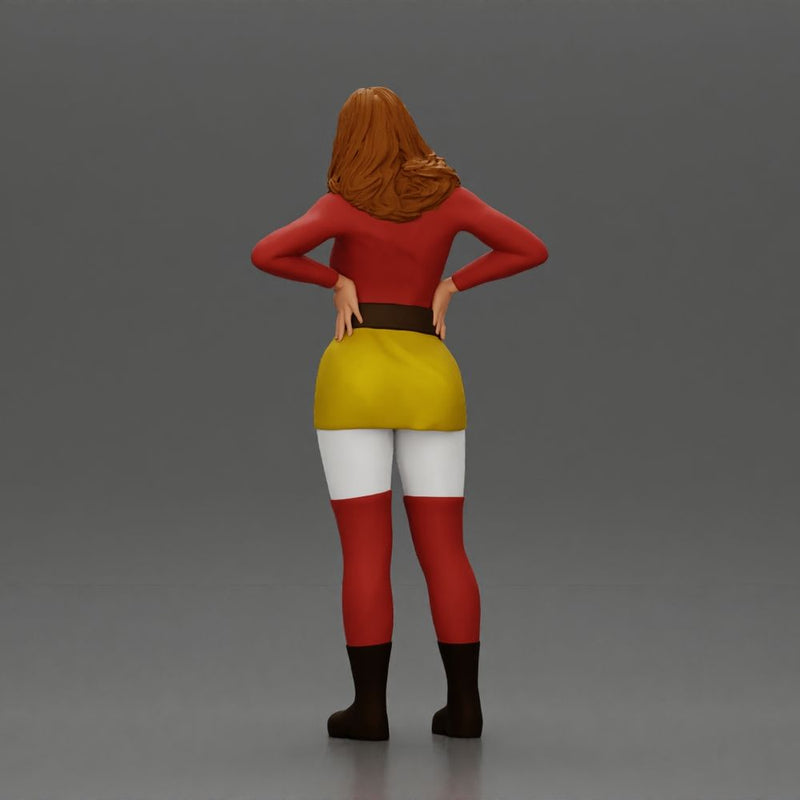 Confident female character standing with hands on her waist - Only-Games