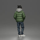 Teen in Winter Clothes