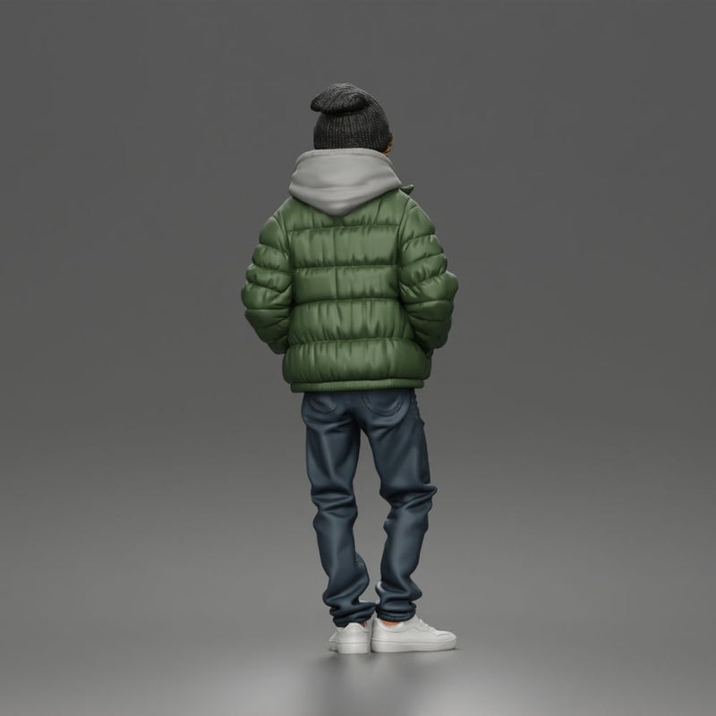 Teen in Winter Clothes