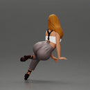 Stylish woman striking a bold pose in modern chic attire and sunglasses - Only-Games