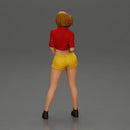 Woman Posing Boldly in Vibrant Summer Streetwear Style - Only-Games