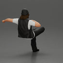 Man in a black beanie sitting and smoking a cigar - Only-Games