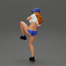 Preparing for a Baseball Play with a Quick Leg Lift - Only-Games