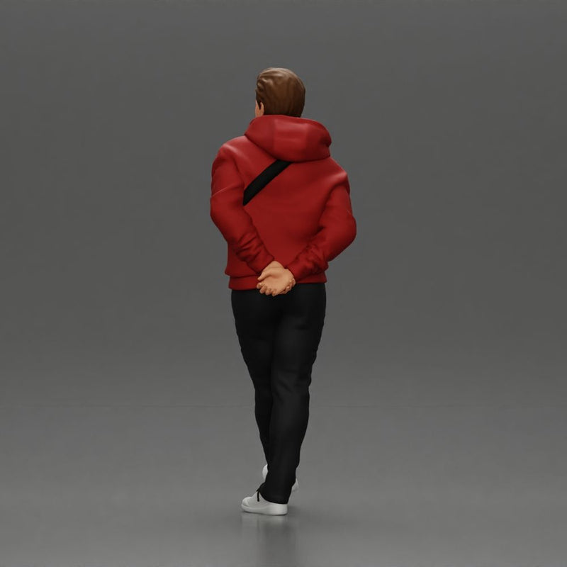 man strolling with a relaxed posture in casual wear - Only-Games