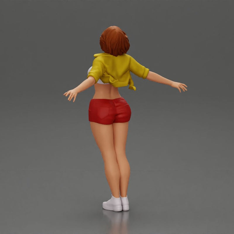 Auburn haired woman twirls with arms outstretched embracing pure freedom - Only-Games