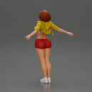 Auburn haired woman twirls with arms outstretched embracing pure freedom - Only-Games