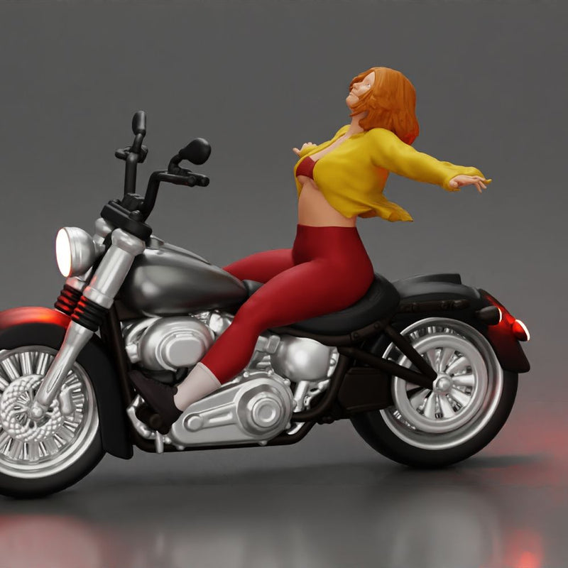 Boldly Riding Through the Air with a Powerful Motorbike Stance - Only-Games