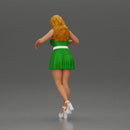 Elegant woman standing on a balcony, gazing into the distance - Only-Games