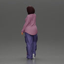 Skater girl wearing crop top cargo pants relaxed pose - Only-Games