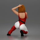 Stylish girl Taking Selfie Wearing Bodysuit Pants Belt Boots