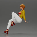 Fashionable woman posing gracefully in stylish outfit with striking colors - Only-Games