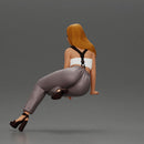 Stylish woman striking a bold pose in modern chic attire and sunglasses - Only-Games