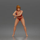 Curvy Female Assets Wearing Minimal Fashion Posing With Bold Confidence