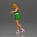 Elegant woman standing on a balcony, gazing into the distance - Only-Games