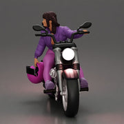 girl rides with purpose power and grace holding her helmet with steady pride - Only-Games