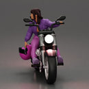 girl rides with purpose power and grace holding her helmet with steady pride - Only-Games