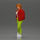 woman standing stylishly hands in pockets striking pose - Only-Games