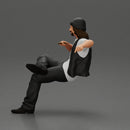 Man in a black beanie sitting and smoking a cigar - Only-Games