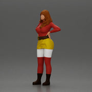 Confident female character standing with hands on her waist - Only-Games