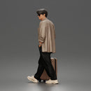 Young Traveler with suitcase