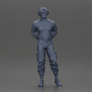 Man with messy hair wearing black shirt and cargo pants - Only-Games