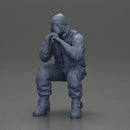 Gangster sitting in thought dressed casually with a beanie and jacket - Only-Games