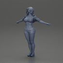 Auburn haired woman twirls with arms outstretched embracing pure freedom - Only-Games