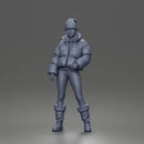 Young Woman in Winter Fashion