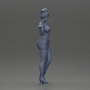 Woman striking a playful pose with one hand lifted - Only-Games