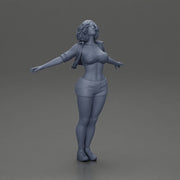 Auburn haired woman twirls with arms outstretched embracing pure freedom - Only-Games