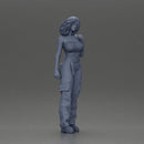 Urban dancer showcasing attitude in red tube top cargo pants pose - Only-Games