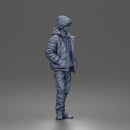 Teen in Winter Clothes