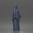 Modest Woman Full Coverage Niqab Abaya Khimar Islamic Clothing Outfit