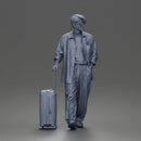 Young Traveler with suitcase