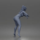 Curvy Female Assets Wearing Minimal Fashion Posing With Bold Confidence