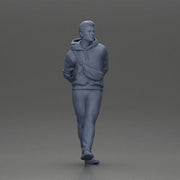 man strolling with a relaxed posture in casual wear - Only-Games