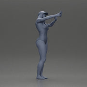Woman in Green Swimsuit Taking a Selfie with Peace - Only-Games
