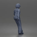 Relaxed girl leaning on car enjoying a calm urban moment - Only-Games