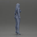 Sexy girl in bikini and heels posing on the beach - Only-Games