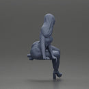 Stylish woman striking a bold pose in modern chic attire and sunglasses - Only-Games