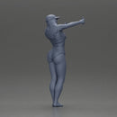 Woman in Green Swimsuit Taking a Selfie with Peace - Only-Games