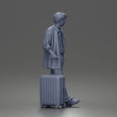 Young Traveler with suitcase