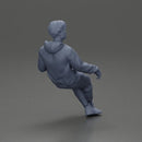 Casually sitting, holding a cup, enjoying a peaceful moment - Only-Games