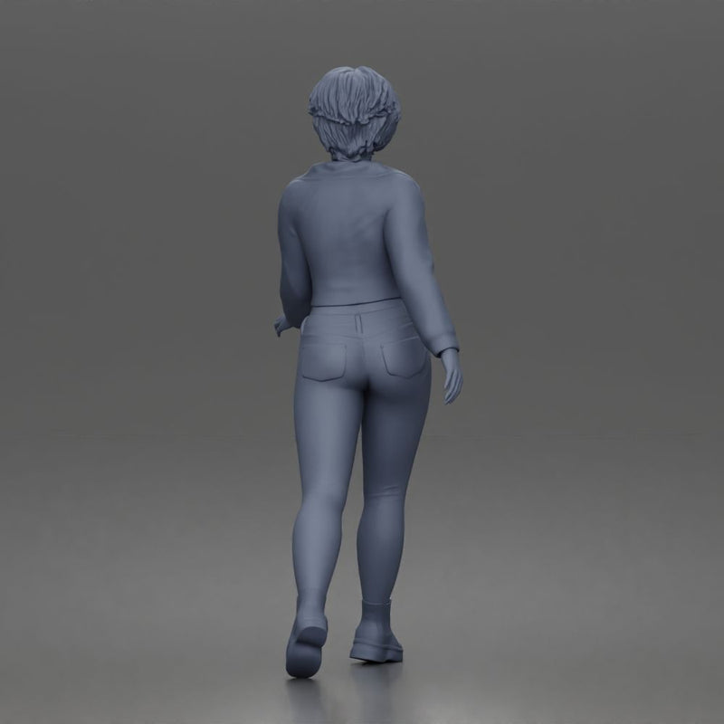 Walking pose highlights outfit design showing energy movement and character - Only-Games