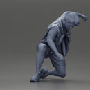 Man Confronting Opponent in Intense Struggle on the Street, Preparing for Victory - Only-Games