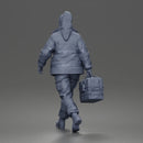 Determined Emergency Medical Rescue Worker