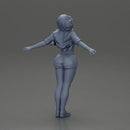 Auburn haired woman twirls with arms outstretched embracing pure freedom - Only-Games