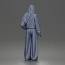 Relaxed Hijab Stander Posing in Jacket Shirt Pants and Sneakers